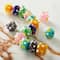 Multicolor Lamp Work Glass Round Beads by Bead Landing&#xAE;